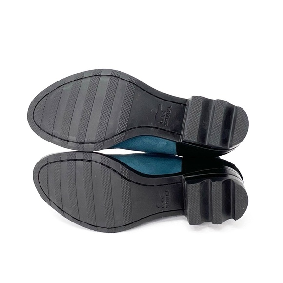 Sorel Lolla II Cut Out Boot Women’s Size 7.5 Dark Sea & Black Suede Booties EUC - Picture 9 of 13